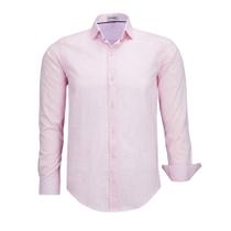 Camisa Social Amil Masculina Comfort Manga Longa 100% Algodão Elegante 1866