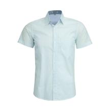 Camisa Social Amil Masculina Manga Curta Comfort 100% Algodão Com Bolso 1900