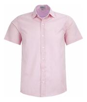 Camisa Social Amil Masculina Manga Curta Comfort 1845