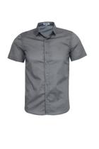 Camisa Social Amil Masculina Manga Curta Slim Sem Bolso Algodão 1799 Camisa Social Amil Masculina Manga Curta Slim Sem Bolso Algodão 1799