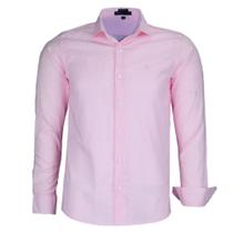 Camisa Social Amil Masculina Manga Longa Comfort Linho Comfortavel 1729