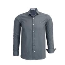 Camisa Social Amil Masculina Manga Longa Comfort Linho Comfortavel 1729