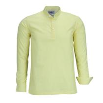 Camisa Social Amil Masculina Manga Longa Slim Sem Bolso 100% Algodão 1802