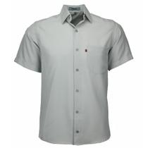 Camisa Social Amil Masculina Microleve Clássica Manga Curta Não Amassa Uniformes Dia a Dia 440