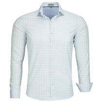 Camisa Social Amil Masculina Quadriculada Slim Sem Bolso Elegante 1864 Camisa Social Amil Masculina Quadriculada Slim Sem Bolso Elegante 1864