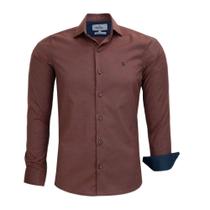 Camisa Social Amil Masculina Slim Manga Longa Passa Fácil Envio Imediato 1872