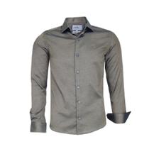 Camisa Social Amil Masculina Slim Manga Longa Sofisticada 1811