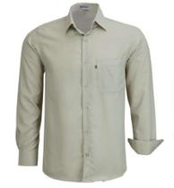 Camisa Social Amil Microleve Masculina Clássica Manga Longa Não Amassa Uniforme Dia a Dia 832