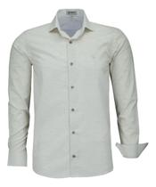 Camisa Social Amil Ml Comfort Linho/viscose Passa Fácil 1809