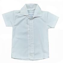 Camisa Social Botão Bebê 100% Percal 200 Fios Menino Varios Tamanhos