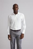 Camisa Social Comfort Wrinkle Free - Branco