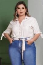 Camisa Social Feminina Fio Lurex Antonela da Manifesto - Elegante e Sofisticada