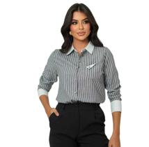 Camisa Social Feminina Listrada Camisa Social Feminina Listrada