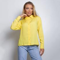 Camisa Social Feminina Manga Longa de Botões Casual Básica Uniforme Elegante Camisa Social Feminina Manga Longa de Botões Casual Básica Uniforme Elegante