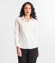 Camisa Social Feminina Select Bege