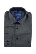 Camisa Social Fil a Fil Regular Ctravate Manga Longa Sem Bolso - Caw Camisa Social Fil a Fil Regular Ctravate Manga Longa Sem Bolso - Caw