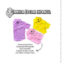 Camisa Social Infantil de Linho