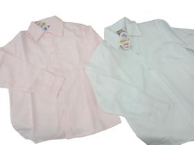 Camisa Social Infantil Manga Longa