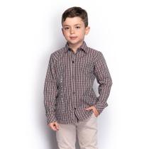 Camisa Social Infantil Menino Manga Longa Xadrez Festa Camisa Social Infantil Menino Manga Longa Xadrez Festa