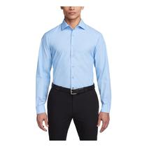 Camisa social Kenneth Cole UNLISTED Slim Fit azul claro para homens