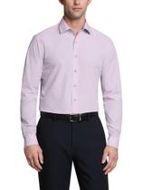 Camisa social Kenneth Cole Unlisted Slim Fit lilás para homens