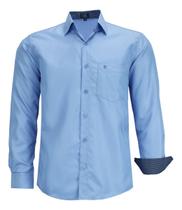 Camisa Social Lbl Com Bolso Manga Longa Não Amassa 3023 Camisa Social Lbl Com Bolso Manga Longa Não Amassa 3023