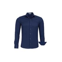 Camisa social Lisa Mista manga longa adulto original Amil Marinho Camisa social Lisa Mista manga longa adulto original Amil Marinho