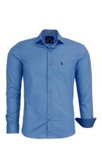 Camisa Social Luxo Slim Manga Longa Amil 100% Algodão Com Bolso 1753