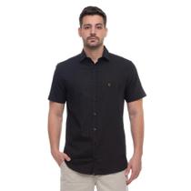 Camisa Social Manga Curta Slim Masculina Teodoro Linho Leve Camisa Social Manga Curta Slim Masculina Teodoro Linho Leve
