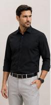 Camisa Social Manga Longa Baumgarten Elegance Slim 200110 Tamanho:1Cor:PretoGênero:Masculino Camisa Social Manga Longa Baumgarten Elegance Slim 200110 Tamanho:1Cor:PretoGênero:Masculino