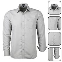 Camisa Social Manga Longa Masculina Comfort Não Amassa