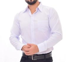 Camisa Social Manga Longa Masculina Slim Fit Luxo