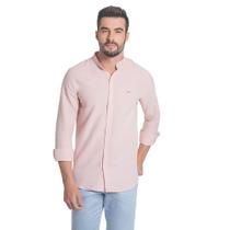 Camisa Social Manga Longa Slim Fit Gola Padre Mescla - Remo Fenut