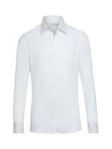 Camisa social manga longa slim sem bolso 100% algodao