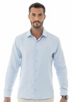 Camisa Social Masc. Slim Fit Easy Care Arrow - Azul CLaro Camisa Social Masc. Slim Fit Easy Care Arrow - Azul CLaro