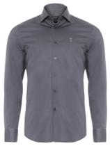 Camisa Social Masc. Slim Fit Premium Arrow - Grafite Camisa Social Masc. Slim Fit Premium Arrow - Grafite
