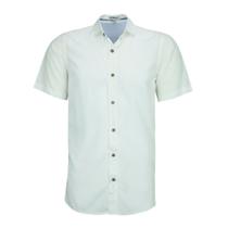 Camisa Social Masculina Amil Manga Curta Sem Bolso em Viscose 1859