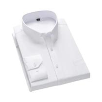 Camisa Social Masculina Branca Clássica Slim Fit plus Size 11XL 10XL 9XL Manga Longa