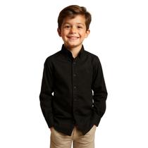 Camisa Social Masculina Infantil Manga Longa Menino Camisa Social Masculina Infantil Manga Longa Menino