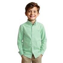 Camisa Social Masculina Infantil Manga Longa Menino Camisa Social Masculina Infantil Manga Longa Menino