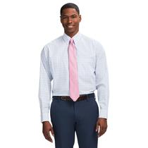 Camisa social masculina IZOD, ajuste regular, manga comprida, sem rugas Camisa social masculina IZOD, ajuste regular, manga comprida, sem rugas