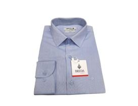 Camisa Social Masculina M/L Slim Breda 01122578
