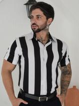 Camisa Social Masculina Manga Curta de Botão Algodão