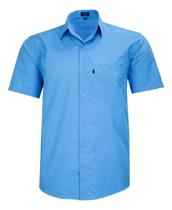 Camisa Social Masculina Manga Curta Lbl Com Bolso Passa Fácil 3034