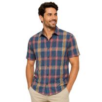 Camisa Social Masculina Manga Curta Plus Size Camisa Social Masculina Manga Curta Plus Size