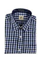 Camisa Social Masculina Manga Curta Xadrez HP Ouro - Estilo Casual Elegante