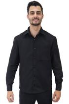 Camisa social masculina manga longa