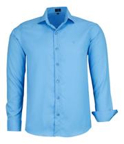 Camisa Social Masculina Manga Longa Lbl Não Amassa 3015