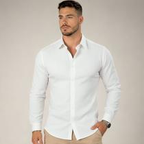 Camisa Social Masculina Manga longa Slim Fit Camisa Social Masculina Manga longa Slim Fit