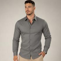 Camisa Social Masculina Manga longa Slim Fit Camisa Social Masculina Manga longa Slim Fit